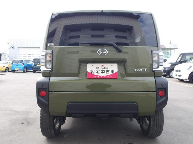 タフトＧ４ＷＤ　ガラスルーフ　ダイハツ純正ナビ　ドライブレコーダー　ＥＴＣ車載器　リモコンエンジンスターター　運転席助手席シートヒーター　電動パーキングブレーキ　アイドリングストップ　ＶＳＣ（横滑り抑制機能）（北海道）の中古車