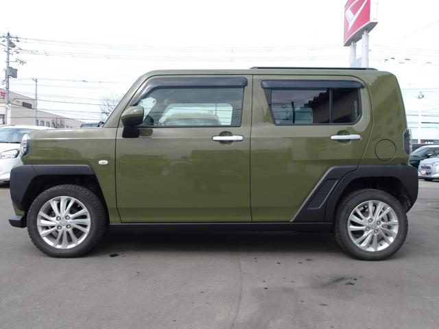 タフトＧ４ＷＤ　ガラスルーフ　ダイハツ純正ナビ　ドライブレコーダー　ＥＴＣ車載器　リモコンエンジンスターター　運転席助手席シートヒーター　電動パーキングブレーキ　アイドリングストップ　ＶＳＣ（横滑り抑制機能）（北海道）の中古車