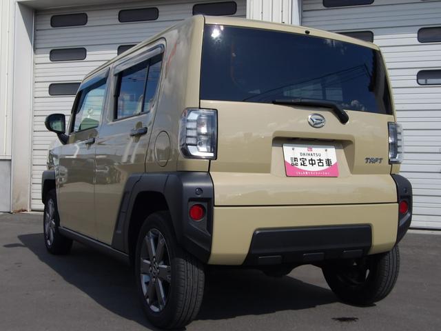 タフトＧターボ４ＷＤ　ガラスルーフ　ダイハツ純正ナビ　バックモニター　キーフリーシステム　クルーズコントロール　ＬＥＤヘッドライト　オートライト　オートエアコン　電動パーキングブレーキ　アイドリングストップ（北海道）の中古車
