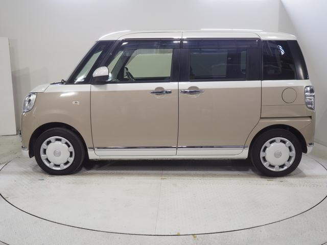 ムーヴキャンバスＧメイクアップＶＳ　ＳＡIII４ＷＤ　両側パワースライドドア　ダイハツ純正ナビ　パノラマモニター　ＬＥＤヘッドライト　オートライト　オートエアコン　運転席シートヒーター　電動格納ドアミラー　アイドリングストップ（北海道）の中古車