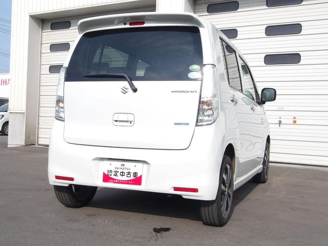 ワゴンＲ２０周年記念車２ＷＤ　カーナビ　キーフリー　オートエアコン　アルミホイール　オートライト　革巻きステアリングホイール　運転席シートヒーター　アイドリングストップ（北海道）の中古車