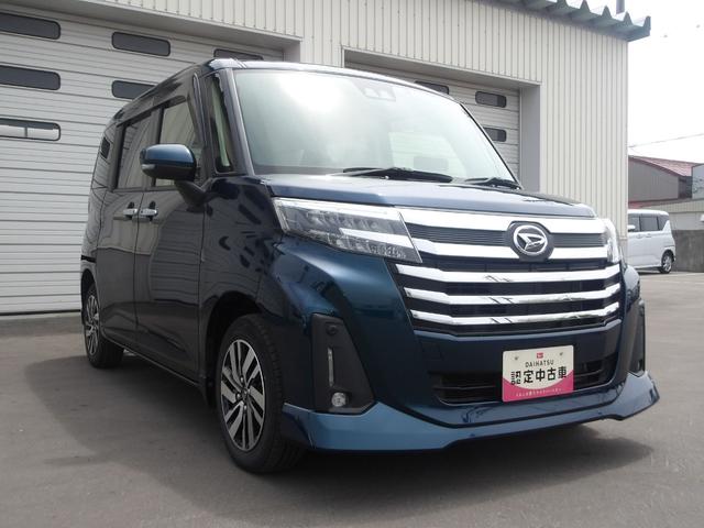 トールカスタムＧ４ＷＤ　両側パワースライドドア　ダイハツ純正ナビ　リモコンエンジンスターター　ドライブレコーダー　キーフリーシステム　運転席助手席シートヒーター　オートエアコン　ＬＥＤヘッドライト　オートライト（北海道）の中古車