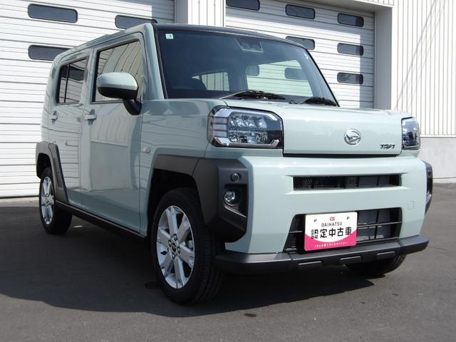 タフトG4WD ガラスルーフ ダイハツ純正ナビ バックモニター キーフリーシステム アルミホイール LEDヘッドライト オートライト オートエアコン 運転席助手席シートヒーター 電動パーキングブレーキ(北海道)の中古車
