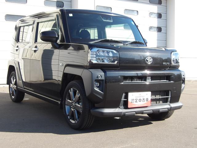 タフトＧターボ４ＷＤ　ターボ　ガラスルーフ　夏冬タイヤ　ダイハツ純正ナビ　リモコンエンジンスターター　クルーズコントロール　ＬＥＤヘッドライト　オートライト　運転席助手席シートヒーター　アイドリングストップ（北海道）の中古車