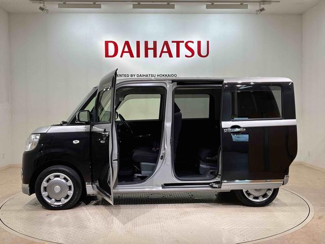 ムーヴキャンバスＸブラックインテリアリミテッド　ＳＡIII４ＷＤ　アイドリングストップ　オートマチックハイビーム　衝突防止システム　レーンアシスト　スマートキー　記録簿　禁煙車　ワンオーナー　エアバッグ　エアコン　パワーステアリング　パワーウィンドウ（北海道）の中古車