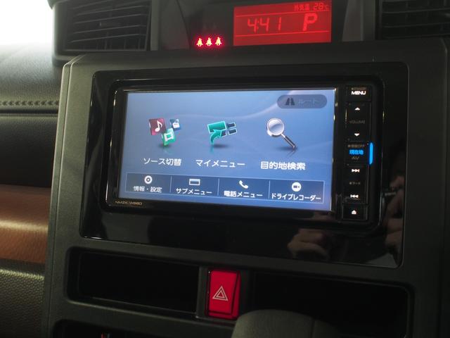 トールＸ　ＳＡII２ＷＤ　スマートアシスト　両側スライドドア左電動　オートライト　ダイハツ純正ナビ　ナビ連動ドライブレコーダー　後席フリップダウンモニター　アイドリングストップ　ＶＳＣ（横滑り抑制機能）（北海道）の中古車