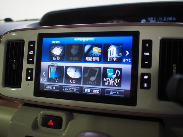 ムーヴキャンバスＧホワイトアクセントリミテッド　ＳＡIII４ＷＤ　スマートアシスト　両側パワースライドドア　ＬＥＤヘッドライト　オートライト　オートエアコン　ダイハツ純正ナビ　パノラマモニター　ドライブレコーダー　リモコンエンジンスターター（北海道）の中古車