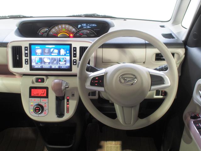 ムーヴキャンバスＧホワイトアクセントリミテッド　ＳＡIII４ＷＤ　スマートアシスト　両側パワースライドドア　ＬＥＤヘッドライト　オートライト　オートエアコン　ダイハツ純正ナビ　パノラマモニター　ドライブレコーダー　リモコンエンジンスターター（北海道）の中古車