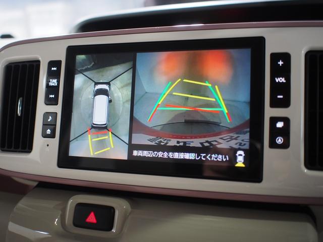 ムーヴキャンバスＧホワイトアクセントリミテッド　ＳＡIII４ＷＤ　スマートアシスト　両側パワースライドドア　ＬＥＤヘッドライト　オートライト　オートエアコン　ダイハツ純正ナビ　パノラマモニター　ドライブレコーダー　リモコンエンジンスターター（北海道）の中古車