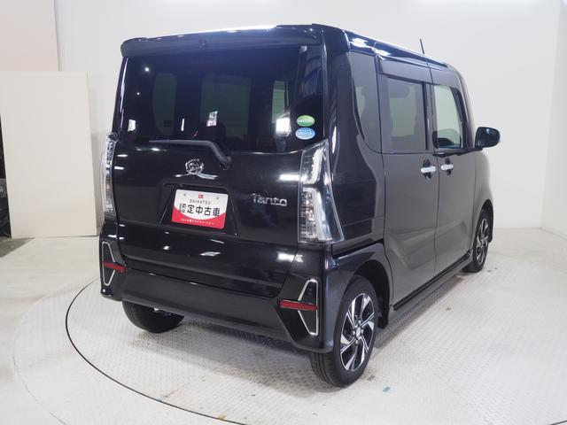 タントカスタムＸ４ＷＤ　スマートアシスト　両側パワースライドドア　ＬＥＤヘッドライト　オートエアコン　ダイハツ純正ナビ　バックモニター　ドライブレコーダー　ＥＴＣ車載器　リモコンエンジンスターター　シートヒーター（北海道）の中古車