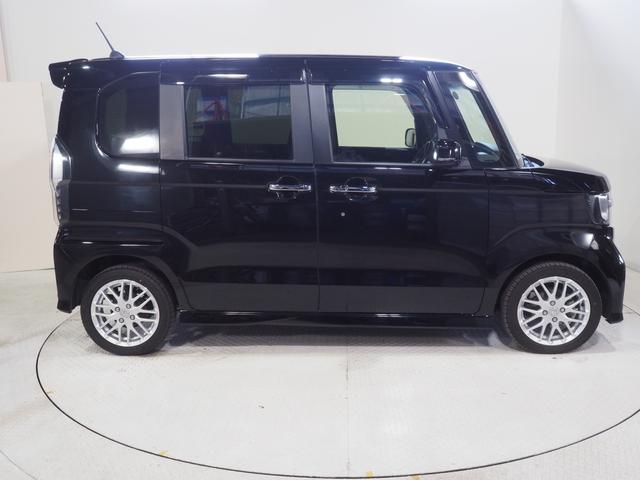 Ｎ−ＢＯＸカスタムＬターボ４ＷＤ　両側パワースライドドア　ＬＥＤヘッドライト　オートライト　オートエアコン　ホンダ純正ナビ　バックモニター　リモコンエンジンスターター　ＥＴＣ車載器　シートヒーター　後席テーブル　アルミホイール（北海道）の中古車