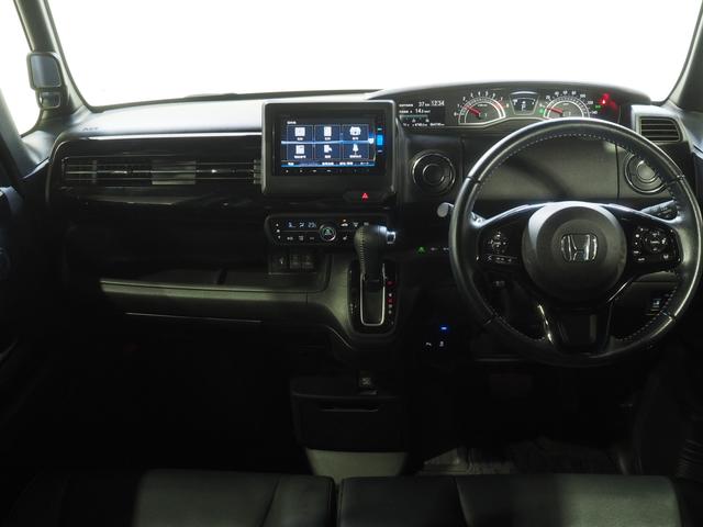 Ｎ−ＢＯＸカスタムＬターボ４ＷＤ　両側パワースライドドア　ＬＥＤヘッドライト　オートライト　オートエアコン　ホンダ純正ナビ　バックモニター　リモコンエンジンスターター　ＥＴＣ車載器　シートヒーター　後席テーブル　アルミホイール（北海道）の中古車
