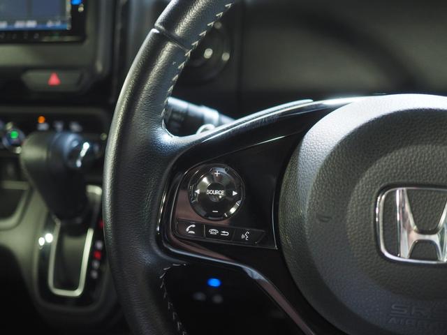 Ｎ−ＢＯＸカスタムＬターボ４ＷＤ　両側パワースライドドア　ＬＥＤヘッドライト　オートライト　オートエアコン　ホンダ純正ナビ　バックモニター　リモコンエンジンスターター　ＥＴＣ車載器　シートヒーター　後席テーブル　アルミホイール（北海道）の中古車