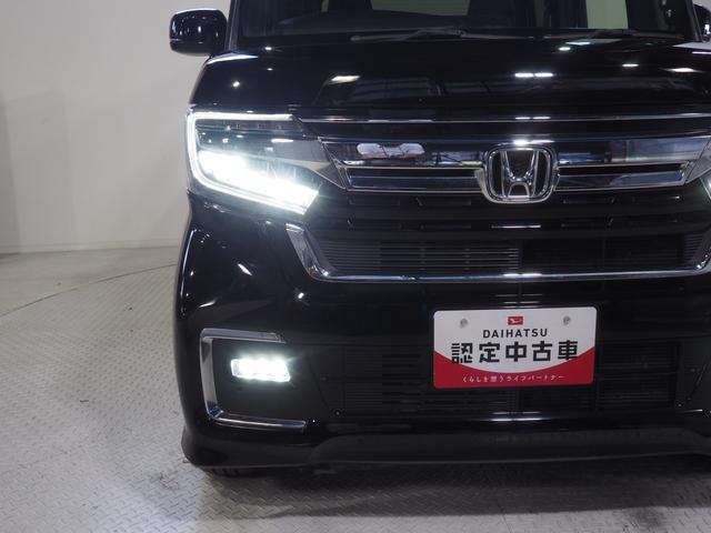 Ｎ−ＢＯＸカスタムＬターボ４ＷＤ　両側パワースライドドア　ＬＥＤヘッドライト　オートライト　オートエアコン　ホンダ純正ナビ　バックモニター　リモコンエンジンスターター　ＥＴＣ車載器　シートヒーター　後席テーブル　アルミホイール（北海道）の中古車