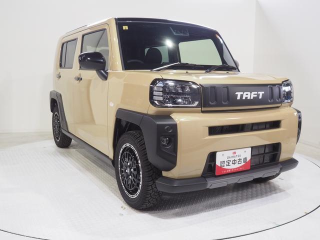 タフトＧ　ダーククロムベンチャー４ＷＤ　ブラックガーニッシュ（フロント／リヤ）　ブロックタイヤ＆アルミホイール　ＬＥＤヘッドライト　オートライト　オートエアコン　オーディオレス　シートヒーター　コーナーセンサー　アイドリングストップ（北海道）の中古車
