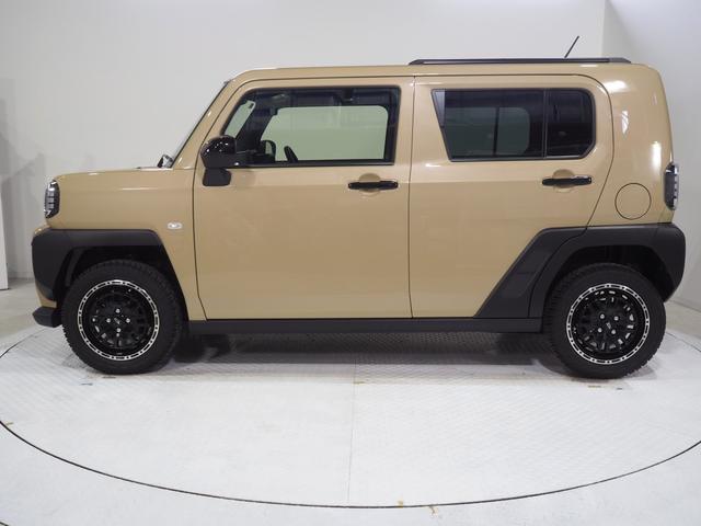 タフトＧ　ダーククロムベンチャー４ＷＤ　ブラックガーニッシュ（フロント／リヤ）　ブロックタイヤ＆アルミホイール　ＬＥＤヘッドライト　オートライト　オートエアコン　オーディオレス　シートヒーター　コーナーセンサー　アイドリングストップ（北海道）の中古車