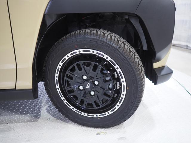 タフトＧ　ダーククロムベンチャー４ＷＤ　ブラックガーニッシュ（フロント／リヤ）　ブロックタイヤ＆アルミホイール　ＬＥＤヘッドライト　オートライト　オートエアコン　オーディオレス　シートヒーター　コーナーセンサー　アイドリングストップ（北海道）の中古車