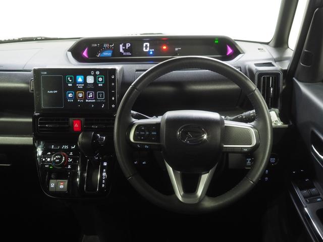 タントカスタムRS4WD 両側パワースライドドア スマートアシスト LEDヘッドライト オートライト スマホ連携ディスプレイオーディオ バックモニター 運転席助手席シートヒーター 前後コーナーセンサー アルミホイール(北海道)の中古車