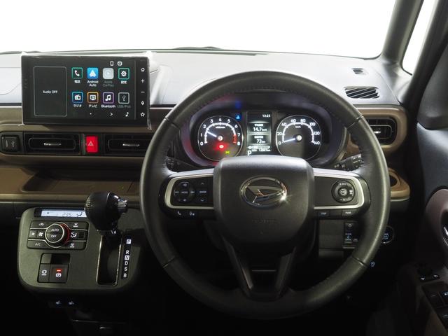 ムーヴキャンバスセオリーＧターボ４ＷＤ　両側パワースライドドア　スマホ連携ディスプレイオーディオ　バックモニター　クルーズコントロール　ＬＥＤヘッドライト　オートライト　オートエアコン　シートヒーター　アイドリングストップ（北海道）の中古車