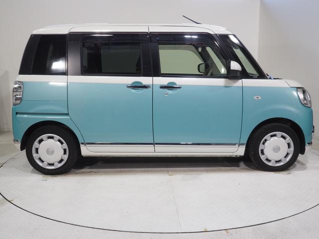 ムーヴキャンバスGメイクアップVS SAIII4WD 両側パワースライドドア LEDヘッドライト オートライト DVDオーディオ パノラマモニター リモコンエンジンスターター オートエアコン 運転席シートヒーター キーフリーシステム(北海道)の中古車