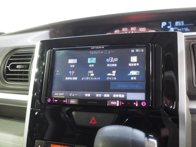 タントX4WD 両側スライドドア左電動 LEDヘッドライト オートライト カーナビ リモコンエンジンスターター ETC車載器 オートエアコン アイドリングストップ VSC(横滑り抑制機能)(北海道)の中古車