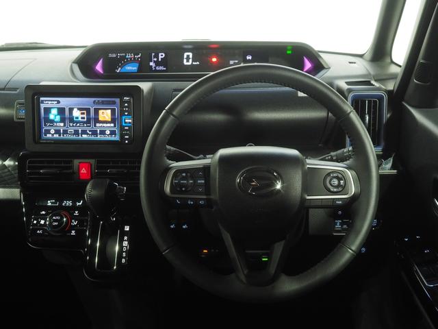 タントカスタムＲＳスタイルセレクション４ＷＤ　ターボ　両側パワースライドドア　ＬＥＤヘッドライト　ダイハツ純正ナビ　パノラマモニター　ドライブレコーダー　ＥＴＣ車載器　リモコンエンジンスターター　シートヒーター　アイドリングストップ（北海道）の中古車