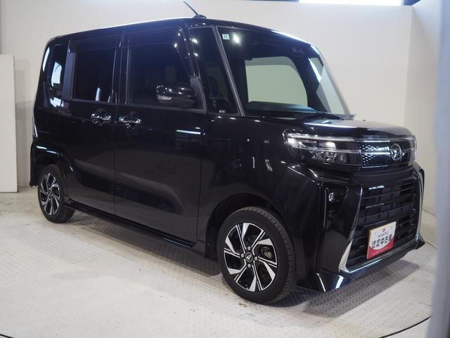 タントカスタムＸ４ＷＤ　両側パワースライドドア　リモコンエンジンスターター　ＬＥＤヘッドライト　オートライト　オートエアコン　運転席助手席シートヒーター　前後コーナーセンサー　アイドリングストップ　オーディオレス（北海道）の中古車