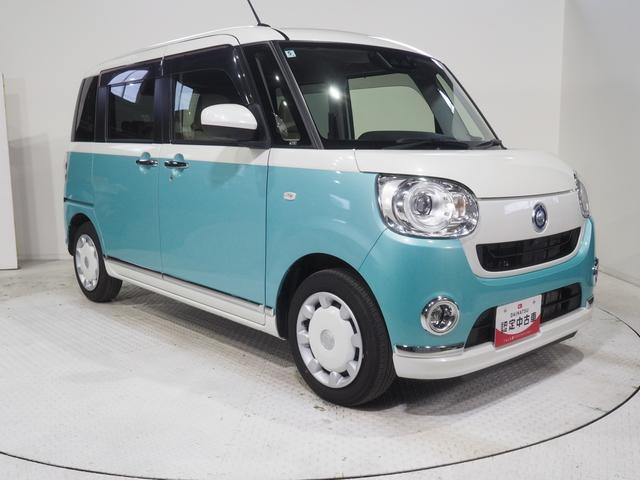 ムーヴキャンバスＧメイクアップＶＳ　ＳＡIII４ＷＤ　両側パワースライドドア　夏冬タイヤ　ダイハツ純正ナビ　パノラマモニター　ナビ連動ドライブレコーダー　リモコンエンジンスターター　ＥＴＣ車載器　運転席シートヒーター　オートエアコン（北海道）の中古車