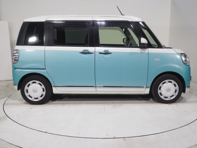 ムーヴキャンバスＧメイクアップＶＳ　ＳＡIII４ＷＤ　両側パワースライドドア　夏冬タイヤ　ダイハツ純正ナビ　パノラマモニター　ナビ連動ドライブレコーダー　リモコンエンジンスターター　ＥＴＣ車載器　運転席シートヒーター　オートエアコン（北海道）の中古車