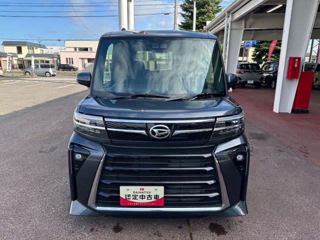 タントカスタムＸ４ＷＤ　スマホ連携ディスプレイオーディオ　両側パワースライドドア　バックモニター　ＬＥＤヘッドライト　オートライト　オートエアコン　運転席助手席シートヒーター　電動パーキングブレーキ（北海道）の中古車