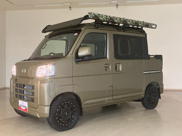 ハイゼットカーゴデッキバンG4WD アルミホイール スマートキー 記録簿 ワンオーナー エアバッグ エアコン パワーステアリング パワーウィンドウ ABS(北海道)の中古車