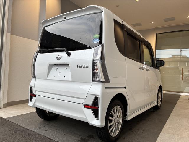 タントカスタムＸセレクション　４ＷＤワンオーナー・４ＷＤ・３．０万Ｋ・ステアリングスイッチ・オートエアコン・シートヒーター・両側電動スライドドア・ドアサンシェード・シートバックテーブル・ドアバイザー・スマートアシスト搭載・キーフリー（北海道）の中古車
