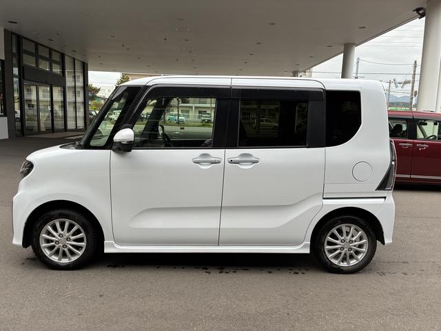 タントカスタムＸセレクション　４ＷＤワンオーナー・４ＷＤ・３．０万Ｋ・ステアリングスイッチ・オートエアコン・シートヒーター・両側電動スライドドア・ドアサンシェード・シートバックテーブル・ドアバイザー・スマートアシスト搭載・キーフリー（北海道）の中古車