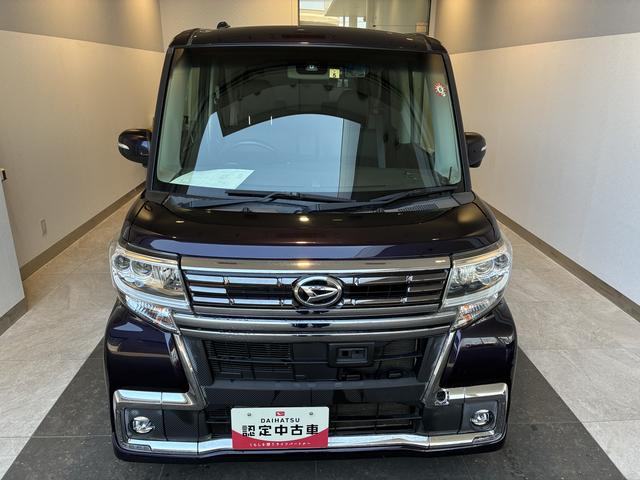 タントカスタムＲＳ　トップエディションＳＡII　４ＷＤワンオーナー・４ＷＤ・９．１万Ｋ・ナビ・バックカメラ・ドライブレコーダー・ＥＴＣ・ステアリングスイッチ・オートエアコン・オーバーヘッドコンソール・ドアバイザー・両側電動スライドドア・スマートアシスト（北海道）の中古車