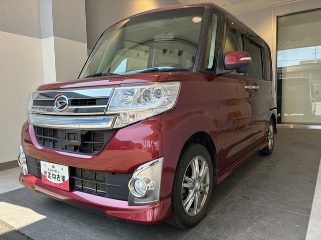タントカスタムＲＳ　ＳＡ　４ＷＤワンオーナー・４ＷＤ・１２．１万Ｋ　・ナビ・バックカメラ・ステアリングスイッチ・ＥＴＣ・オートエアコン・両側電動スライド・ドアバイザー・ドアサンシェード・キーフリー・スタッドレスタイヤ（北海道）の中古車