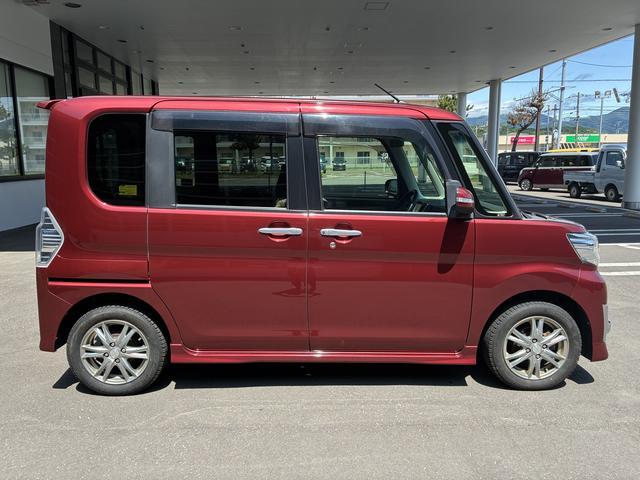 タントカスタムＲＳ　ＳＡ　４ＷＤワンオーナー・４ＷＤ・１２．１万Ｋ　・ナビ・バックカメラ・ステアリングスイッチ・ＥＴＣ・オートエアコン・両側電動スライド・ドアバイザー・ドアサンシェード・キーフリー・スタッドレスタイヤ（北海道）の中古車