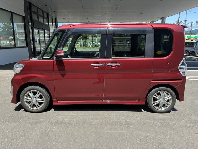 タントカスタムＲＳ　ＳＡ　４ＷＤワンオーナー・４ＷＤ・１２．１万Ｋ　・ナビ・バックカメラ・ステアリングスイッチ・ＥＴＣ・オートエアコン・両側電動スライド・ドアバイザー・ドアサンシェード・キーフリー・スタッドレスタイヤ（北海道）の中古車
