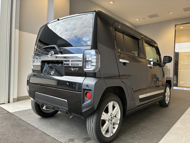 タフトG 4WDワンオーナー・4WD・5.5万K・ディスプレイオーディオ・バックカメラ・ステアリングスイッチ・オートエアコン・シートヒーター・電動パーキング・スタッドレスタイヤ・電子カードキー・スマートアシスト搭載車(北海道)の中古車