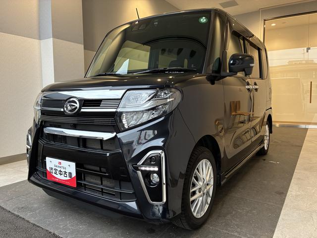 タントカスタムＲＳ　４ＷＤワンオーナー・４ＷＤ・７．２万Ｋ・ナビ・バックカメラ・ステアリングスイッチ・オートエアコン・シートヒーター・ＥＴＣ・ドライブレコーダー・シートバックテーブル・両側電動スライドドア・スタッドレスタイヤ（北海道）の中古車