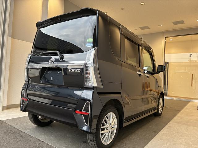 タントカスタムＲＳ　４ＷＤワンオーナー・４ＷＤ・７．２万Ｋ・ナビ・バックカメラ・ステアリングスイッチ・オートエアコン・シートヒーター・ＥＴＣ・ドライブレコーダー・シートバックテーブル・両側電動スライドドア・スタッドレスタイヤ（北海道）の中古車