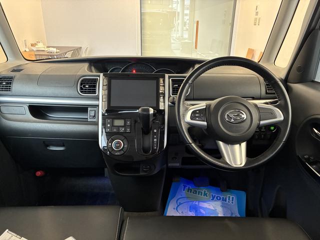 タントカスタムRS トップエディションSA 4WDワンオーナー・4WD・9.2万K・ナビ・バックカメラ・ステアリングスイッチ・オートエアコン・両側電動スライドドア・ドアバイザー・スタッドレスタイヤ・電子カードキー・エンジンスターター・電動格納ミラー(北海道)の中古車