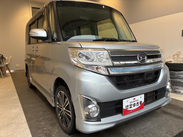 タントカスタムRS トップエディションSA 4WDワンオーナー・4WD・9.2万K・ナビ・バックカメラ・ステアリングスイッチ・オートエアコン・両側電動スライドドア・ドアバイザー・スタッドレスタイヤ・電子カードキー・エンジンスターター・電動格納ミラー(北海道)の中古車