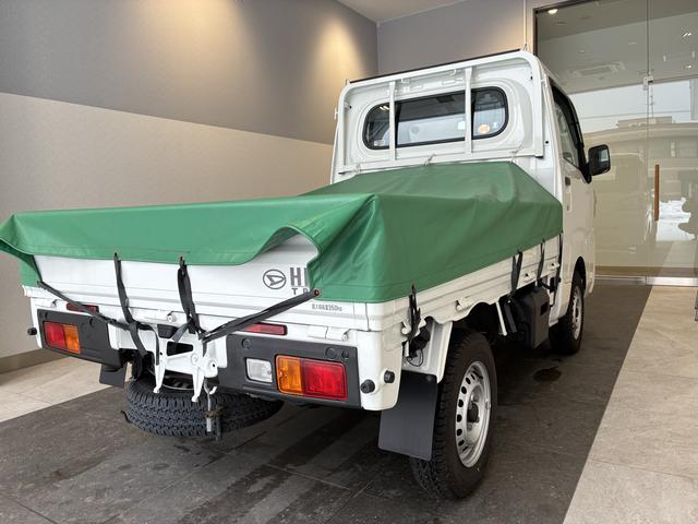 ハイゼットトラックスタンダード　４ＷＤ電子制御式４ＷＤ・１．２万Ｋ・ＡＭ／ＦＭラジオ・マニュアルエアコン・横滑り防止・アイドリングストップ・ヘッドライトコントロール・衝突回避支援システム・コーナーセンサー・平シート・スマートアシスト搭載車（北海道）の中古車