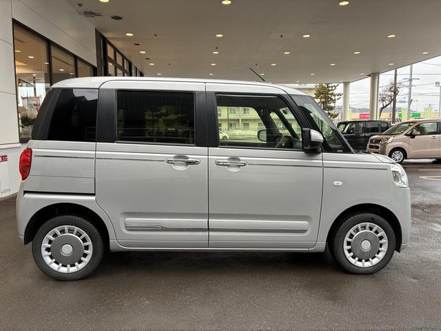 ムーヴキャンバスセオリーＧ４ＷＤ　ＥＴＣ　バックカメラ　両側電動スライドドア　ベンチシート　シートヒーター　アイドリングストップ　オートマチックハイビーム　オートライト　寒冷地仕様　衝突防止システム　ＬＥＤヘッドランプ　記録簿（北海道）の中古車