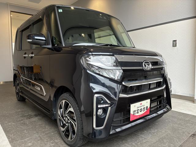 タントカスタムＲＳ　４ＷＤワンオーナー・４ＷＤ・１．８万Ｋ・ナビ・バックカメラ・ＥＴＣ・ドライブレコーダー・ステアリングスイッチ・オートエアコン・両側電動スライドドア・シートバックテーブル・スタッドレスタイヤ・スマートアシスト（北海道）の中古車