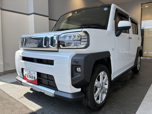 タフトＧ　クロムベンチャー　４ＷＤワンオーナー・４ＷＤ・３．５万Ｋ・ナビ・バックカメラ・ＥＴＣ・ドライブレコーダー・ステアリングスイッチ・オートエアコン・シートヒーター・電動パーキングブレーキ・電子カードキー・スマートアシスト搭載車（北海道）の中古車