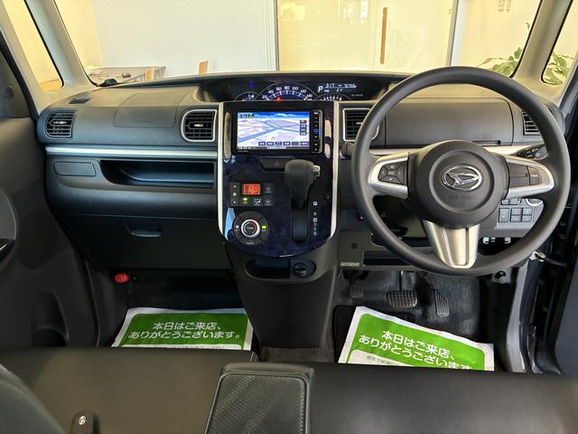 タントカスタムX トップエディションSAIII 4WDワンオーナー・4WD・7.1万K・ナビ・バックカメラ・ETC・ステアリングスイッチ・オートエアコン・シートヒーター・ドアバイザー・オートライト・電子カードキー・スタッドレスタイヤ・スマートアシスト搭載(北海道)の中古車