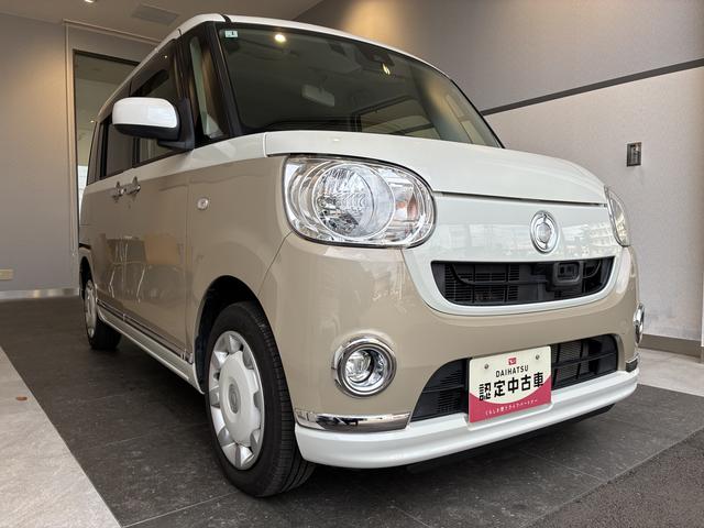 ムーヴキャンバスXリミテッドメイクアップ SAII 4WDワンオーナー・4WD・5.7万K・CDチューナー・オートエアコン・シートアンダートレイ・置きラクボックス・両側電動スライドドア・オートライト・電子カードキー・スタッドレスタイヤ・スマートアシスト搭載車(北海道)の中古車
