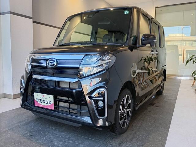 タントカスタムＸ　４ＷＤワンオーナー・４ＷＤ・３．８万Ｋ・ＣＤチューナー・オートエアコン・両側電動スライドドア・シートヒーター・シートバックテーブル・ドアサンシェード・電子カードキー・スタッドレスタイヤ・スマートアシスト搭載（北海道）の中古車