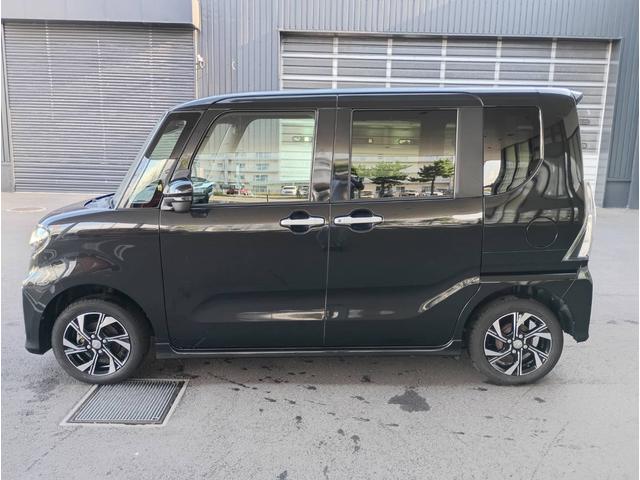 タントカスタムＸ　４ＷＤワンオーナー・４ＷＤ・３．８万Ｋ・ＣＤチューナー・オートエアコン・両側電動スライドドア・シートヒーター・シートバックテーブル・ドアサンシェード・電子カードキー・スタッドレスタイヤ・スマートアシスト搭載（北海道）の中古車